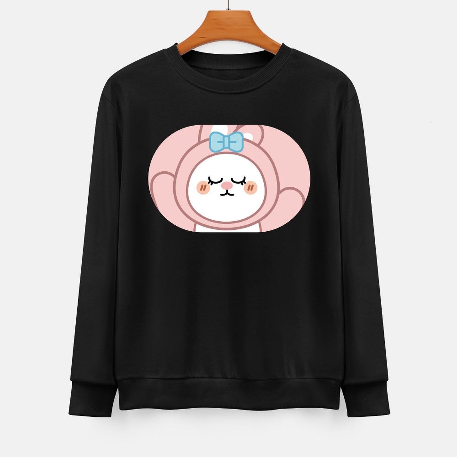 Front Patterned Long Sleeve TopOriginal EssentialFit